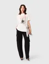 Maje Celine Dion T-shirt In White