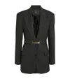 Maje Chain-detail Blazer In Black