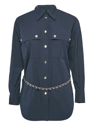 Pre-owned Maje Chain-embellished Shirt