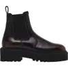 Maje Chelsea Boots In Brown
