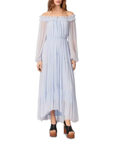 MAJE CHIFFON MAXI DRESS