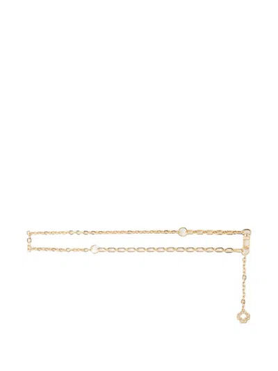 Maje Clover Chain Belt In Gold