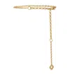 Maje Clover Charm Chain Belt In Gold