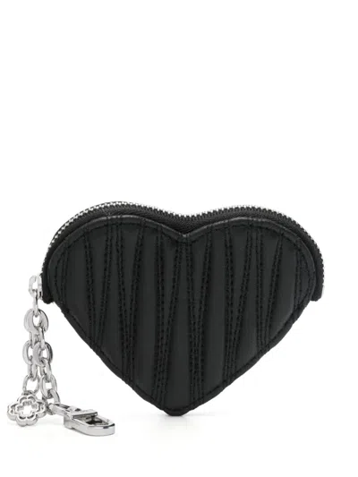 Maje Clover-charm Purse In Schwarz