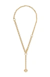 Maje Clover Logo Chain Belt In Gold