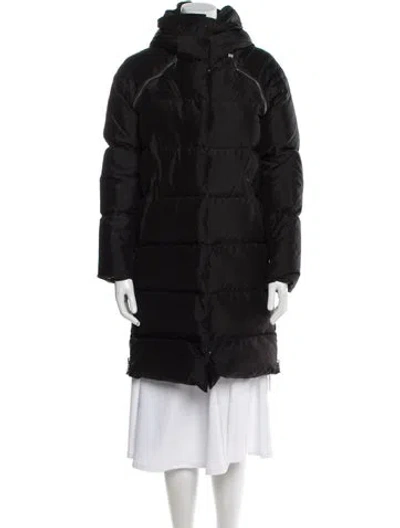 Pre-owned Maje Coat In Black