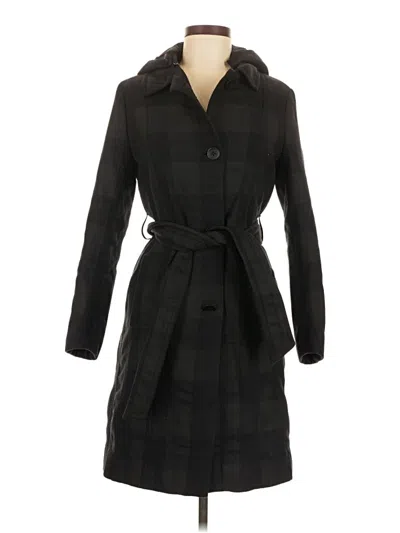 Pre-owned Maje Coat In Black
