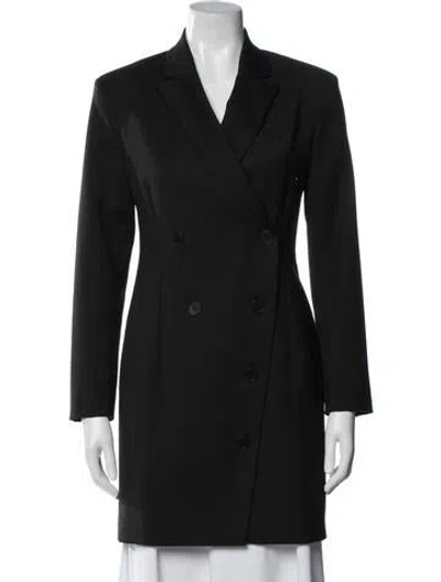 Pre-owned Maje Coat In Black