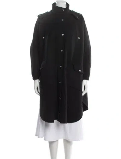 Pre-owned Maje Coat In Black