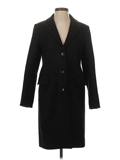 Pre-owned Maje Coat In Black