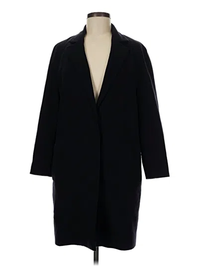 Pre-owned Maje Coat In Black