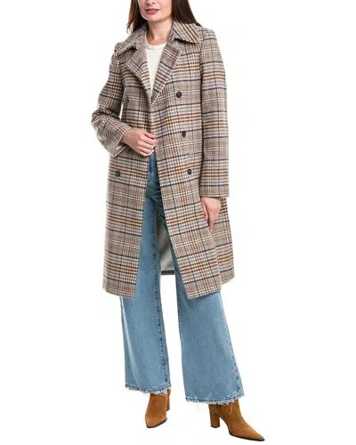 Maje Coat In Brown