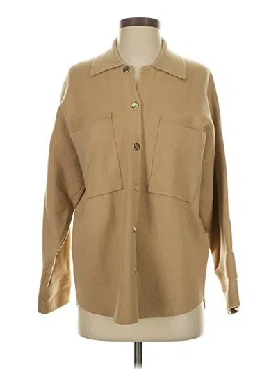 Pre-owned Maje Coat In Brown
