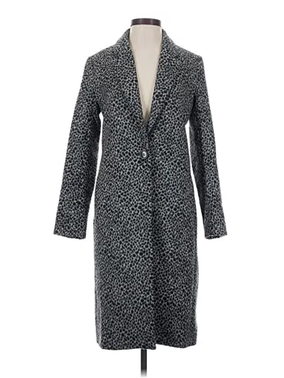 Pre-owned Maje Coat In Gray