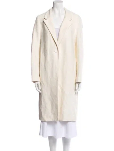 Pre-owned Maje Coat In Neutral