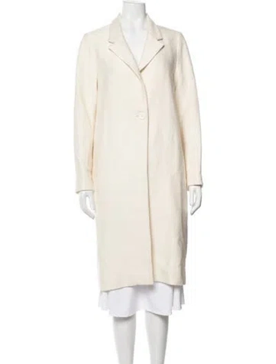 Pre-owned Maje Coat In Neutrals