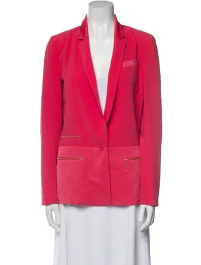 Pre-owned Maje Coat In Pink