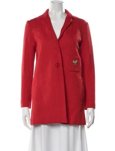 Pre-owned Maje Coat In Pink