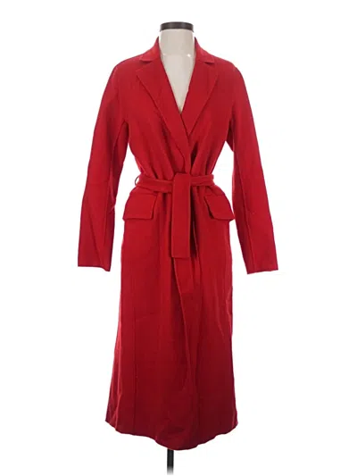 Pre-owned Maje Coat In Red