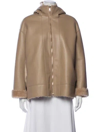 Pre-owned Maje Coat W/ Tags In Neutrals