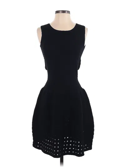 Pre-owned Maje Cocktail Dress In Black