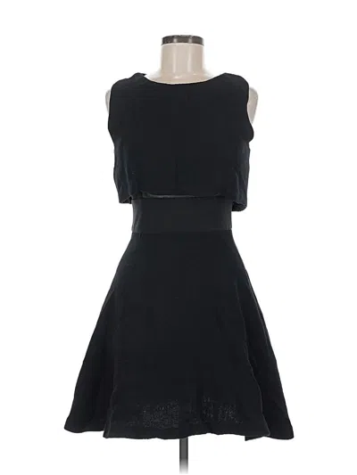 Pre-owned Maje Cocktail Dress In Black