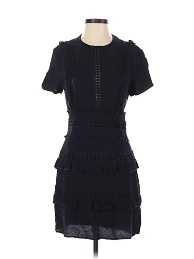 Pre-owned Maje Cocktail Dress In Black