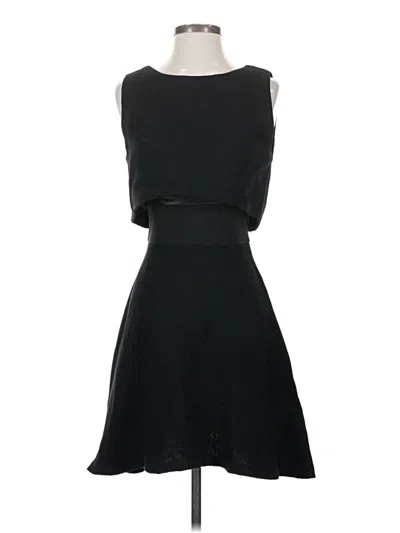 Pre-owned Maje Cocktail Dress In Black
