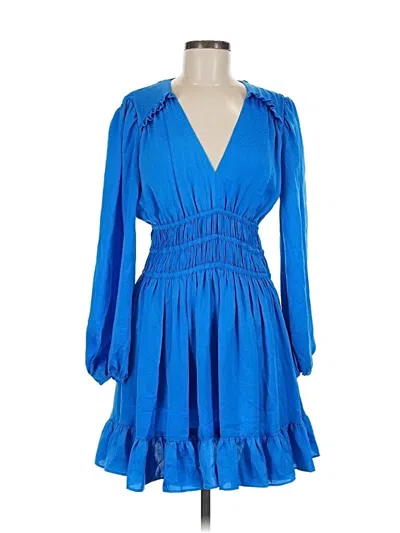 Pre-owned Maje Cocktail Dress In Blue