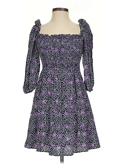 Pre-owned Maje Cocktail Dress In Purple