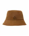 Maje Womens Brown Reversible Corduroy And Faux-shearling Bucket Hat In Brown
