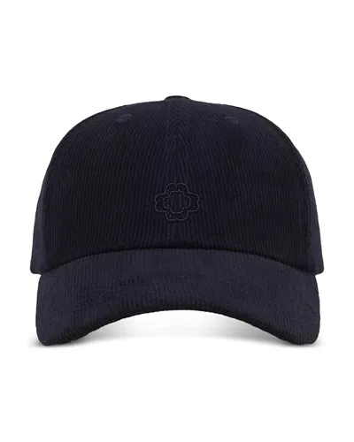 Maje Corduroy Cap In Blue