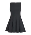 Maje Cotton-blend Tweed Mini Dress In Black