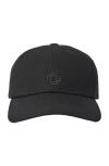 Maje Logo-embroidered Cotton Cap In Black