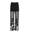Maje Floral Crochet Trousers