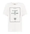 Maje Oversized T-shirt With Print In White