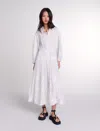 Maje Riponita Maxi Dress In Ecru