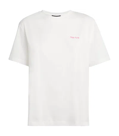 MAJE COTTON PRINTED T-SHIRT