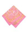 Maje Womens Floral Graphic-print Silk Ribbon Scarf Roses