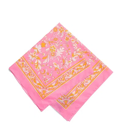MAJE COTTON SQUARE SCARF