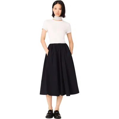 Maje Cotton T-shirt In Red