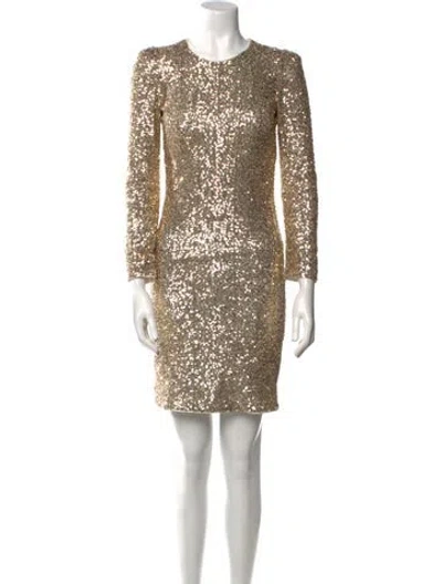 Pre-owned Maje Crew Neck Knee-length Dress