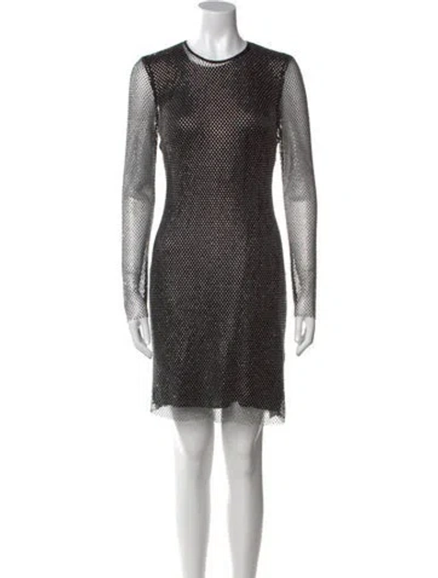 Pre-owned Maje Crew Neck Mini Dress