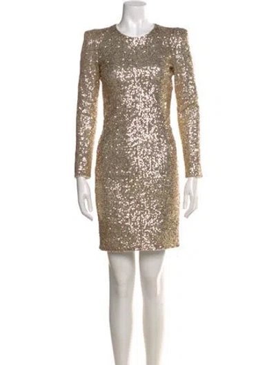 Pre-owned Maje Crew Neck Mini Dress W/ Tags