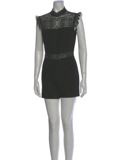 Pre-owned Maje Crew Neck Romper In Gray