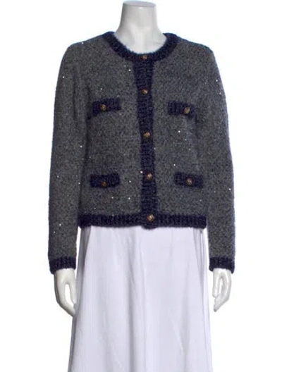 Pre-owned Maje Crew Neck Sweater