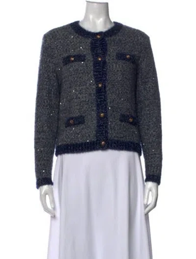 Pre-owned Maje Crew Neck Sweater
