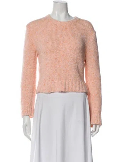 Pre-owned Maje Crew Neck Sweater In Orange