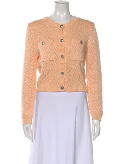 Pre-owned Maje Crew Neck Sweater In Orange