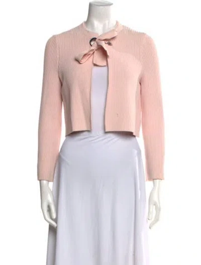 Pre-owned Maje Crew Neck Sweater In Pink